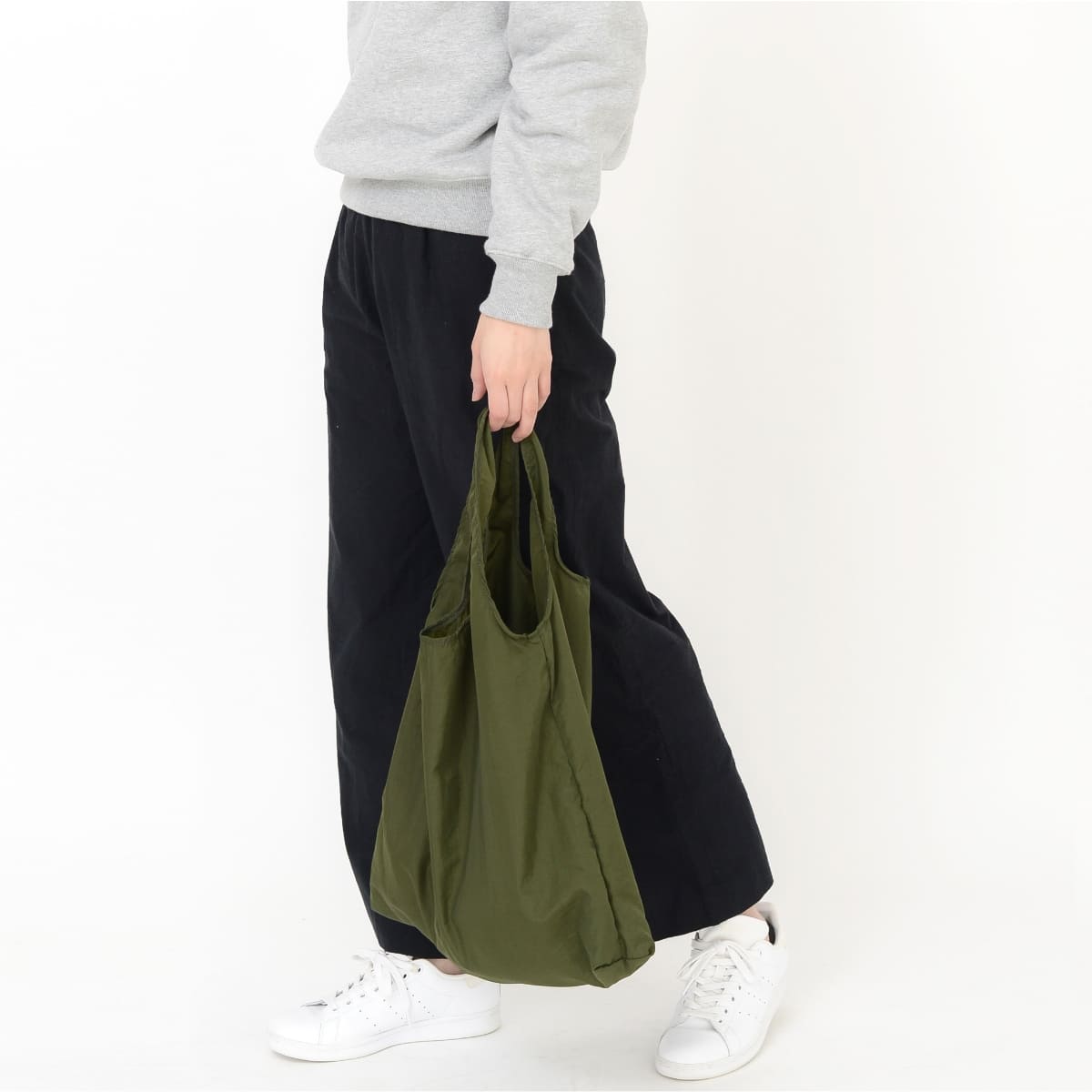 ナイロン ポケッタブル エコバッグ | ノベルティ(小物) | 1枚 | NPE-310 | グレー