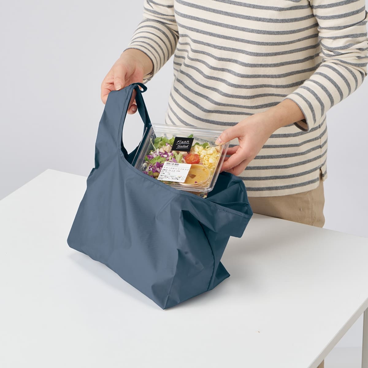 ファインライトポリマルシェバッグ（M） | ノベルティ(小物) | 1枚 | TR-1346 | グレー