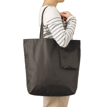 ポケッタブルトート(L) ポーチ付 | ノベルティ(小物) | 1枚 | TR-1350 | スモークピンク