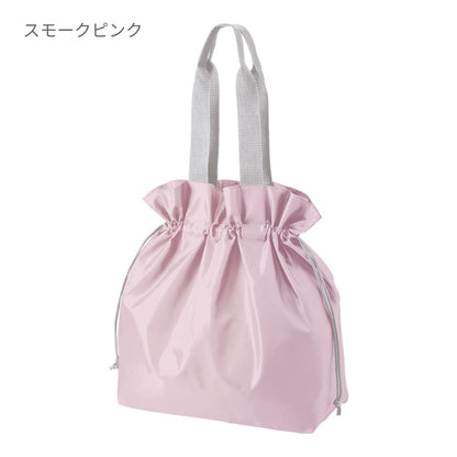 ポリ巾着トート(L) | ノベルティ(小物) | 1枚 | TR-1354 | スモークピンク