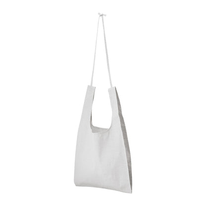 シャンブリック紐付マルシェバッグ | ノベルティ(小物) | 1枚 | TR-1356 | サックスブルー