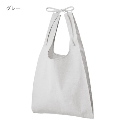 シャンブリック紐付マルシェバッグ | ノベルティ(小物) | 1枚 | TR-1356 | サックスブルー