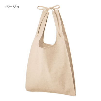 シャンブリック紐付マルシェバッグ | ノベルティ(小物) | 1枚 | TR-1356 | サックスブルー