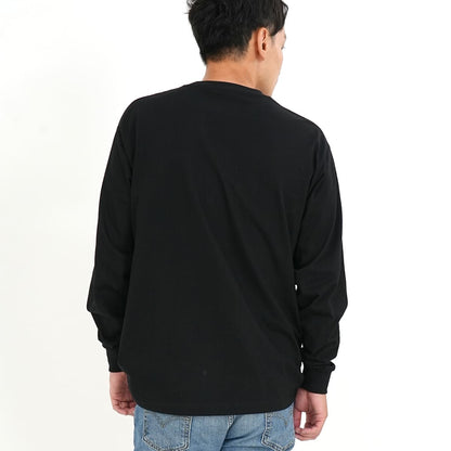 6.5オンス ファインジャージー ロングスリーブ Tシャツ（2.1インチリブ） | メンズ | 1枚 | 1111-01 | ネイビー