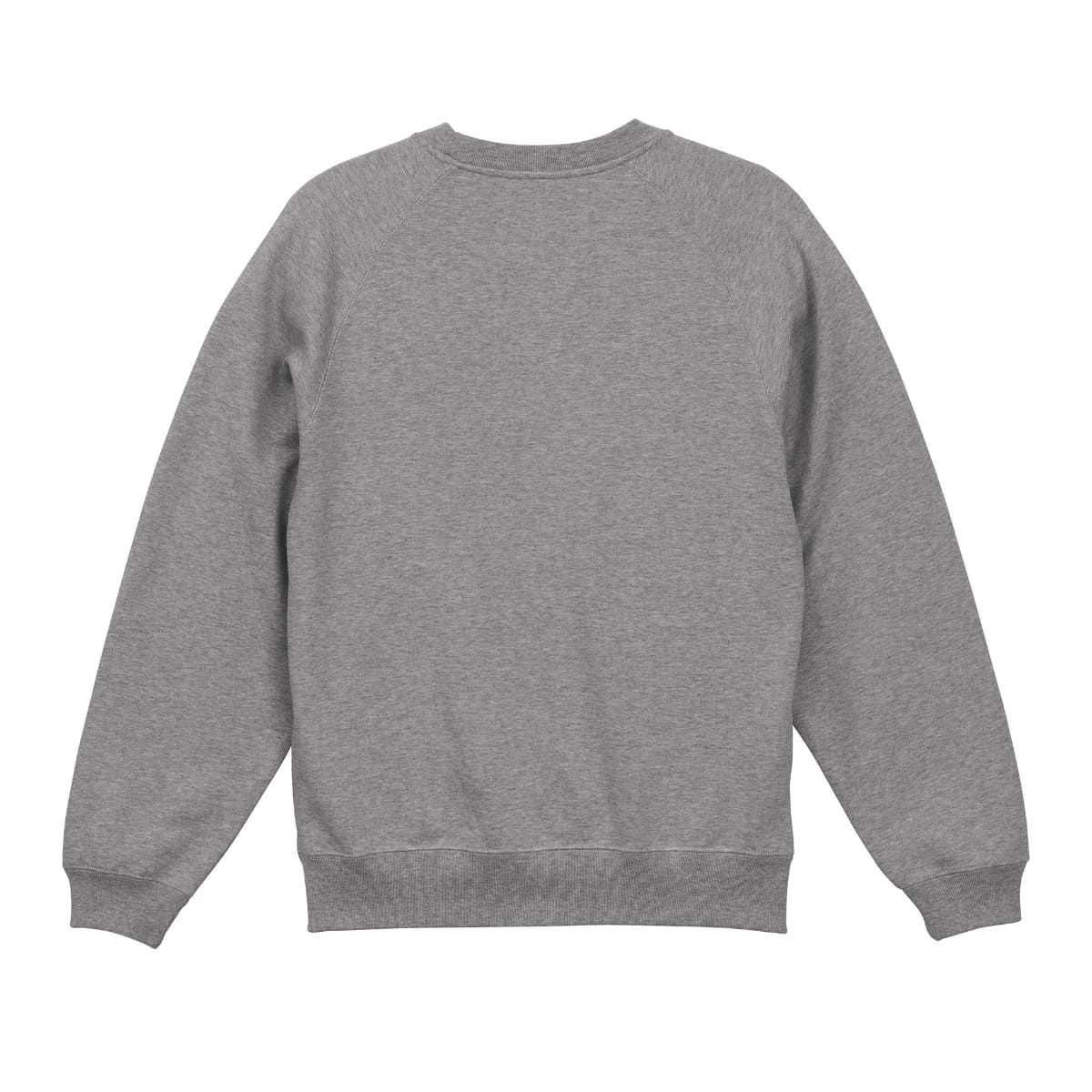 10.0オンス ラグランスリーブ クルーネック スウェット（裏パイル） | メンズ | 1枚 | 5242-01 | ミックスグレー