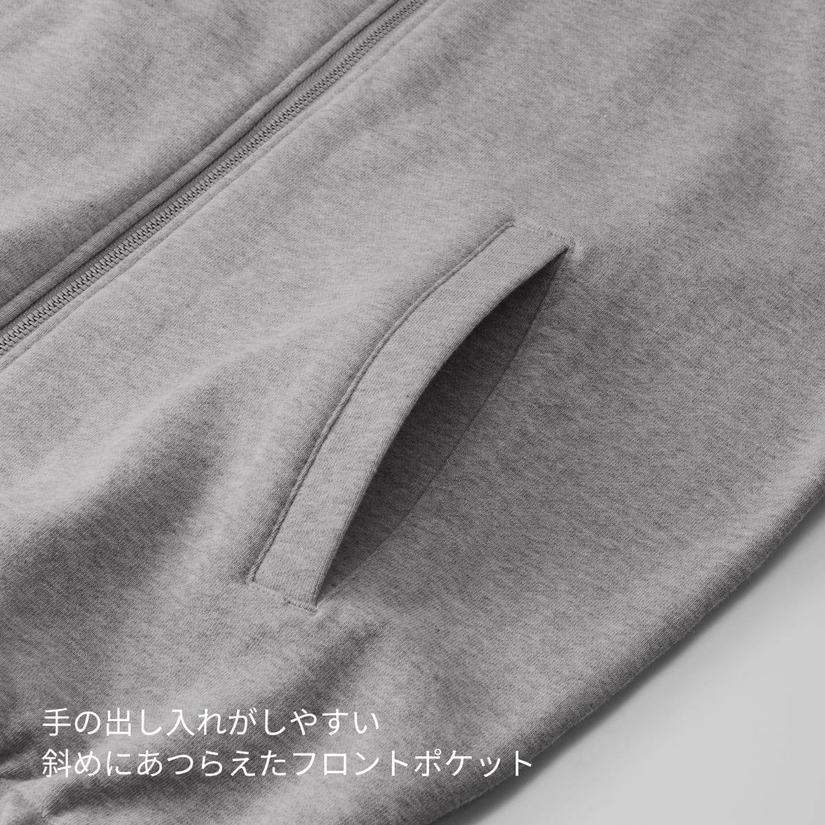 10.0オンス スウェット フルジップ スタンド ジャケット（裏パイル） | ビッグサイズ | 1枚 | 5245-01 | ネイビー