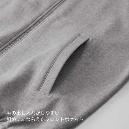 10.0オンス スウェット フルジップ スタンド ジャケット（裏パイル） | ビッグサイズ | 1枚 | 5245-01 | ネイビー