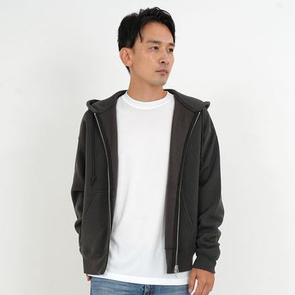 10.0オンス T/C ボックスシルエット スウェット フルジップ パーカ（裏起毛） | メンズ | 1枚 | 5621-01 | アッシュ
