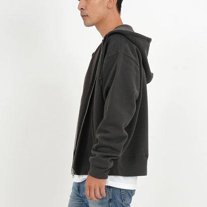 10.0オンス T/C ボックスシルエット スウェット フルジップ パーカ（裏起毛） | メンズ | 1枚 | 5621-01 | ネイビー