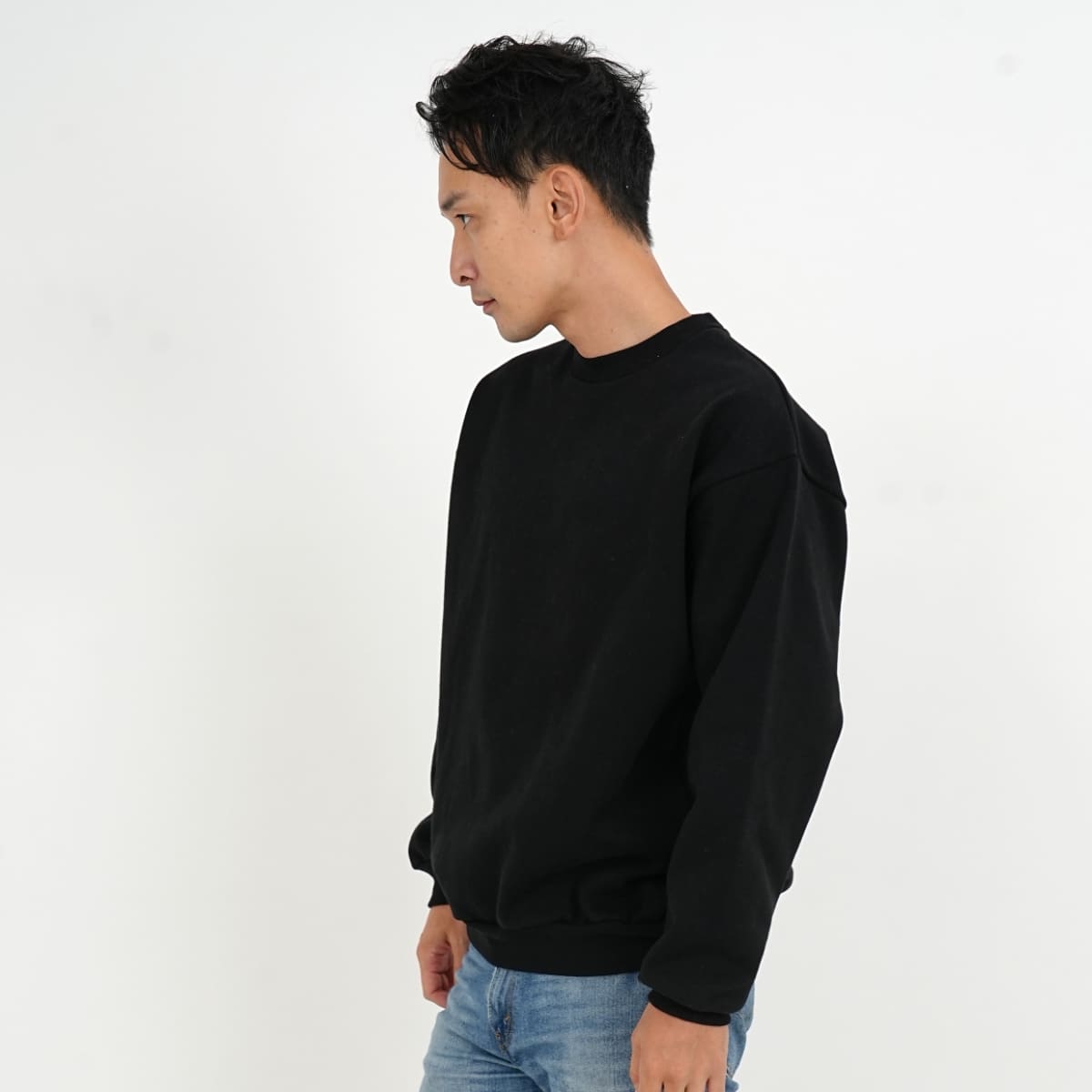 15.0オンス オープンエンド マグナムウェイト クルーネック スウェット（裏起毛） | メンズ | 1枚 | 5799-01 | ブラック