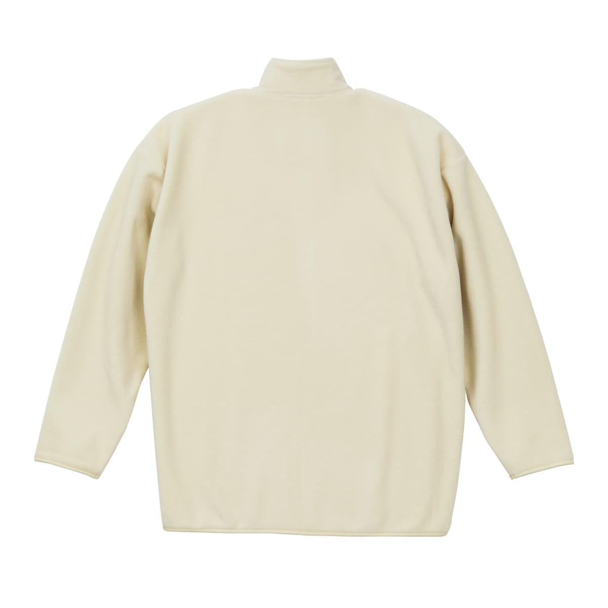 マイクロフリース フルジップ スタンド ジャケット（一重） | ビッグサイズ | 1枚 | 7097-01 | ブラック