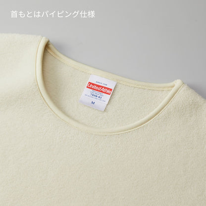 マイクロフリース クルーネック シャツ（一重） | メンズ | 1枚 | 7098-01 | ブラック