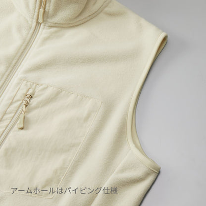 マイクロフリース フルジップ ベスト（一重） | メンズ | 1枚 | 7099-01 | ネイビー