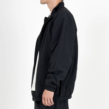 コットンライク ナイロン トレーニング ジャケット（裏地付） | メンズ | 1枚 | 7220-01 | ブラック