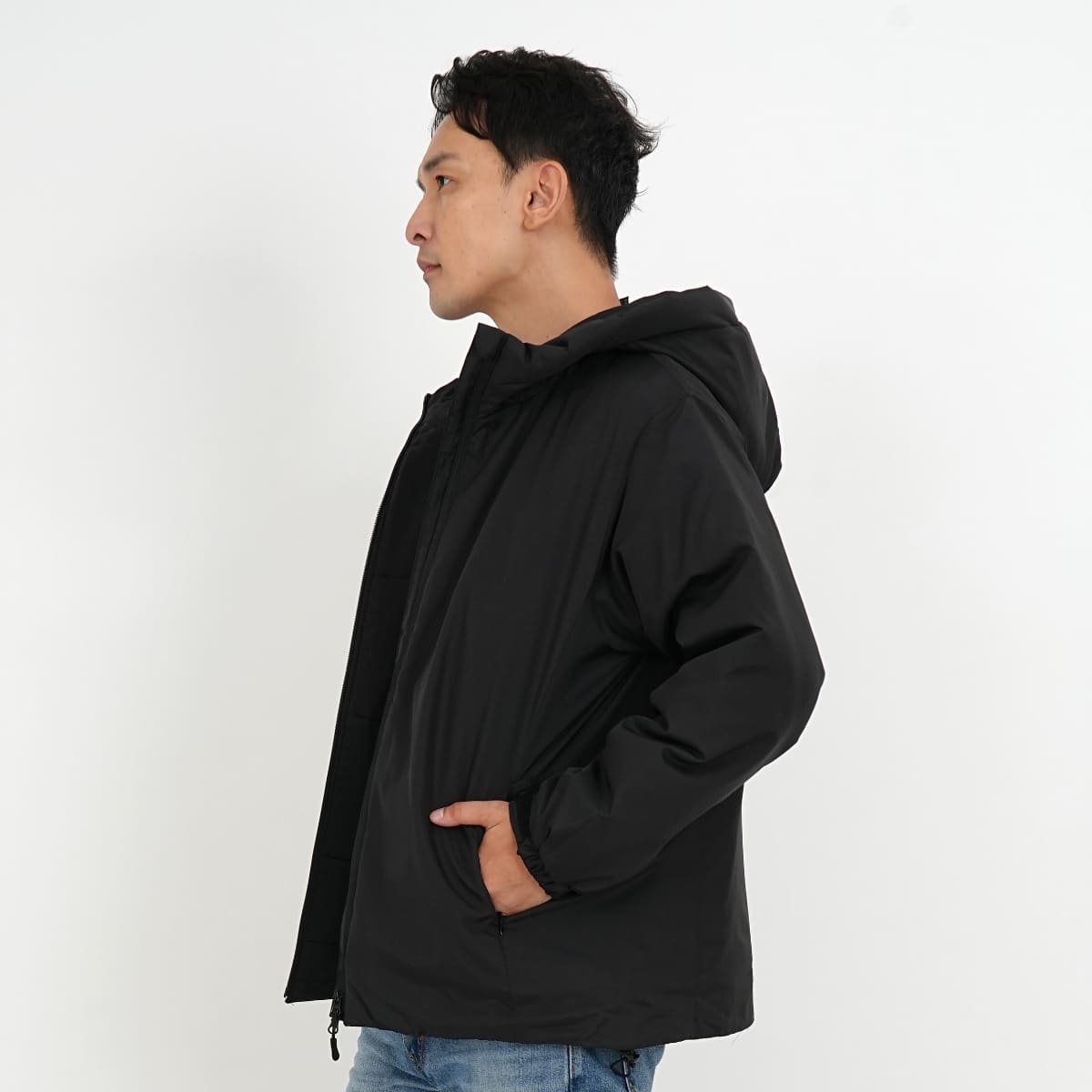 インサレーテッド フルジップ パーカ（中綿入） | メンズ | 1枚 | 7463-01 | ネイビー