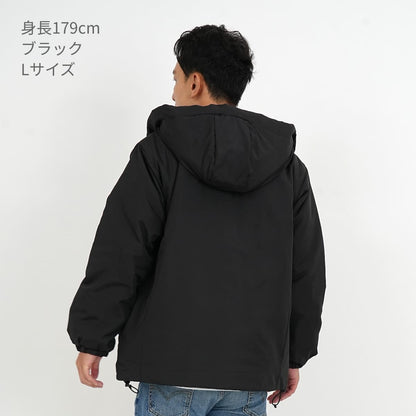 インサレーテッド フルジップ パーカ（中綿入） | メンズ | 1枚 | 7463-01 | ブラック