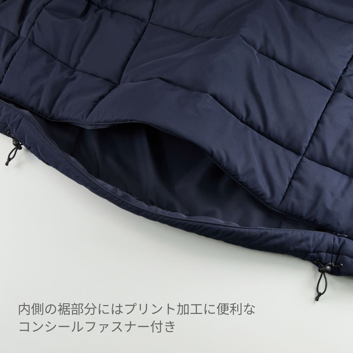 インサレーテッド スタンド ジャケット（中綿入） | メンズ | 1枚 | 7464-01 | ブラック