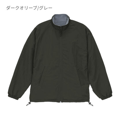 シェル フリース リバーシブル スタンド ジャケット | メンズ | 1枚 | 7493-01 | ダークオリーブ/グレー