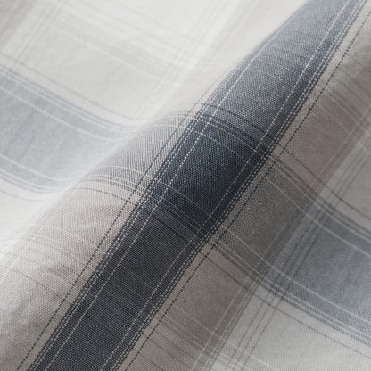 コットン オープンカラーショートスリーブ シャツ | メンズ | 1枚 | 1693-01 | ブラック/ホワイト