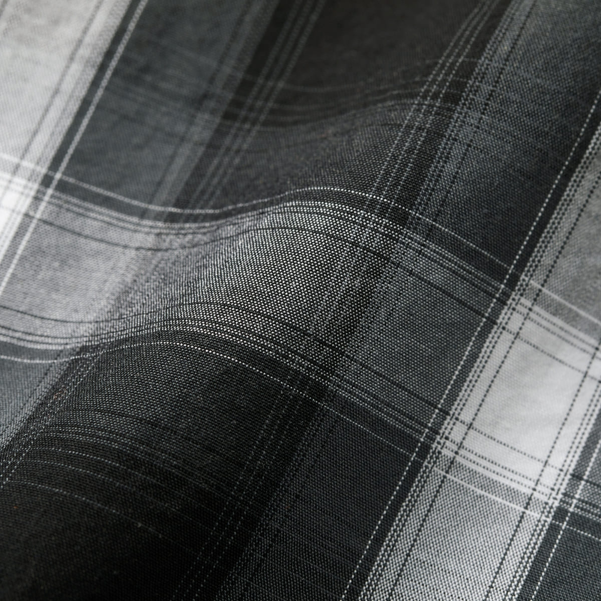 コットン オープンカラーショートスリーブ シャツ | メンズ | 1枚 | 1693-01 | ブラック/ホワイト