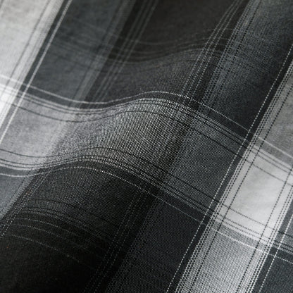 コットン オープンカラーショートスリーブ シャツ | メンズ | 1枚 | 1693-01 | ブラック/ホワイト