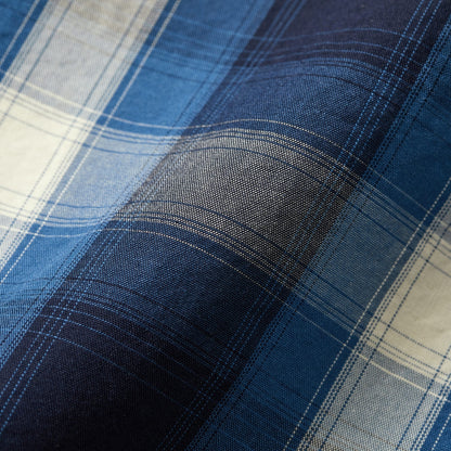 コットン オープンカラーショートスリーブ シャツ | メンズ | 1枚 | 1693-01 | ブラック/ホワイト