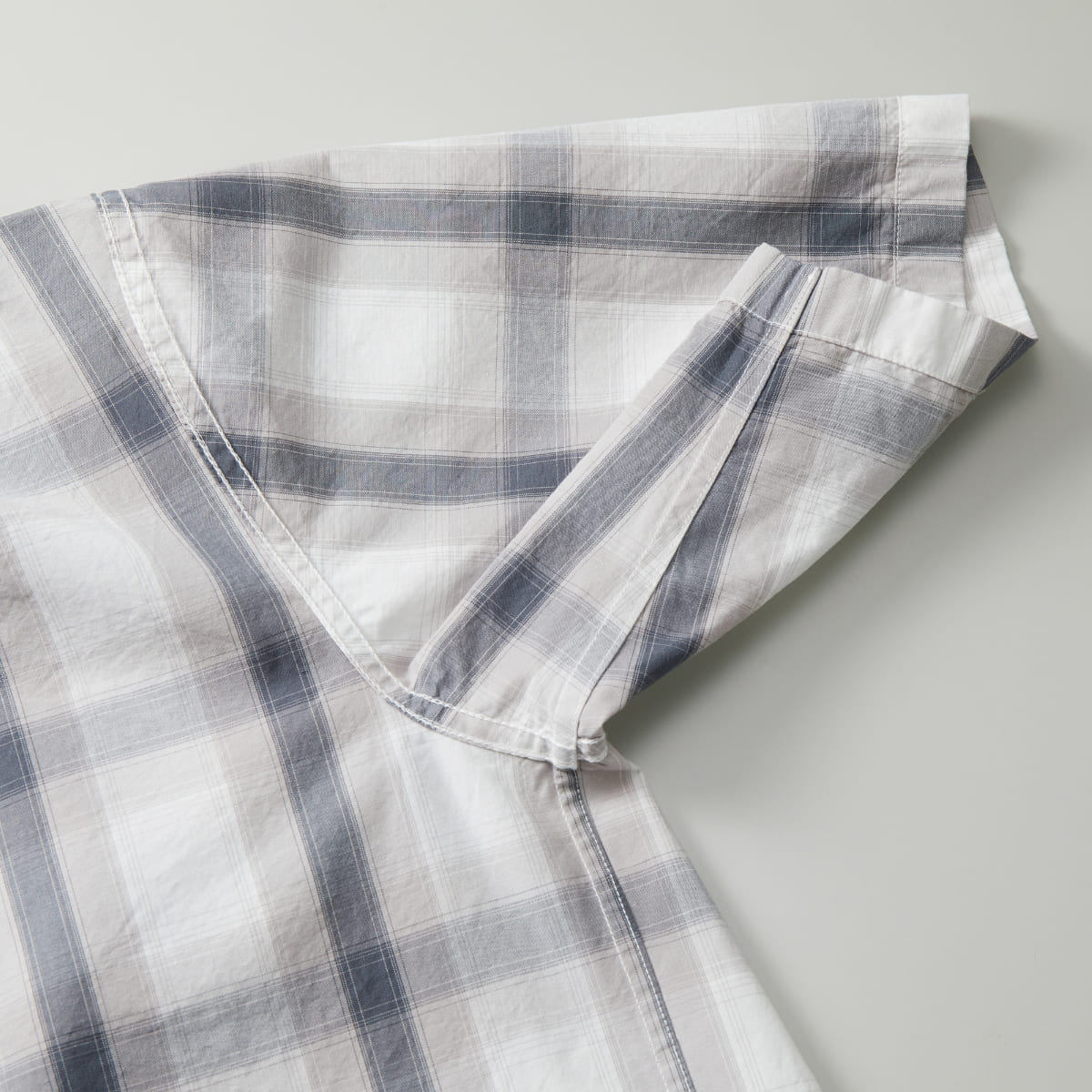 コットン オープンカラーショートスリーブ シャツ | メンズ | 1枚 | 1693-01 | ブラック/ホワイト