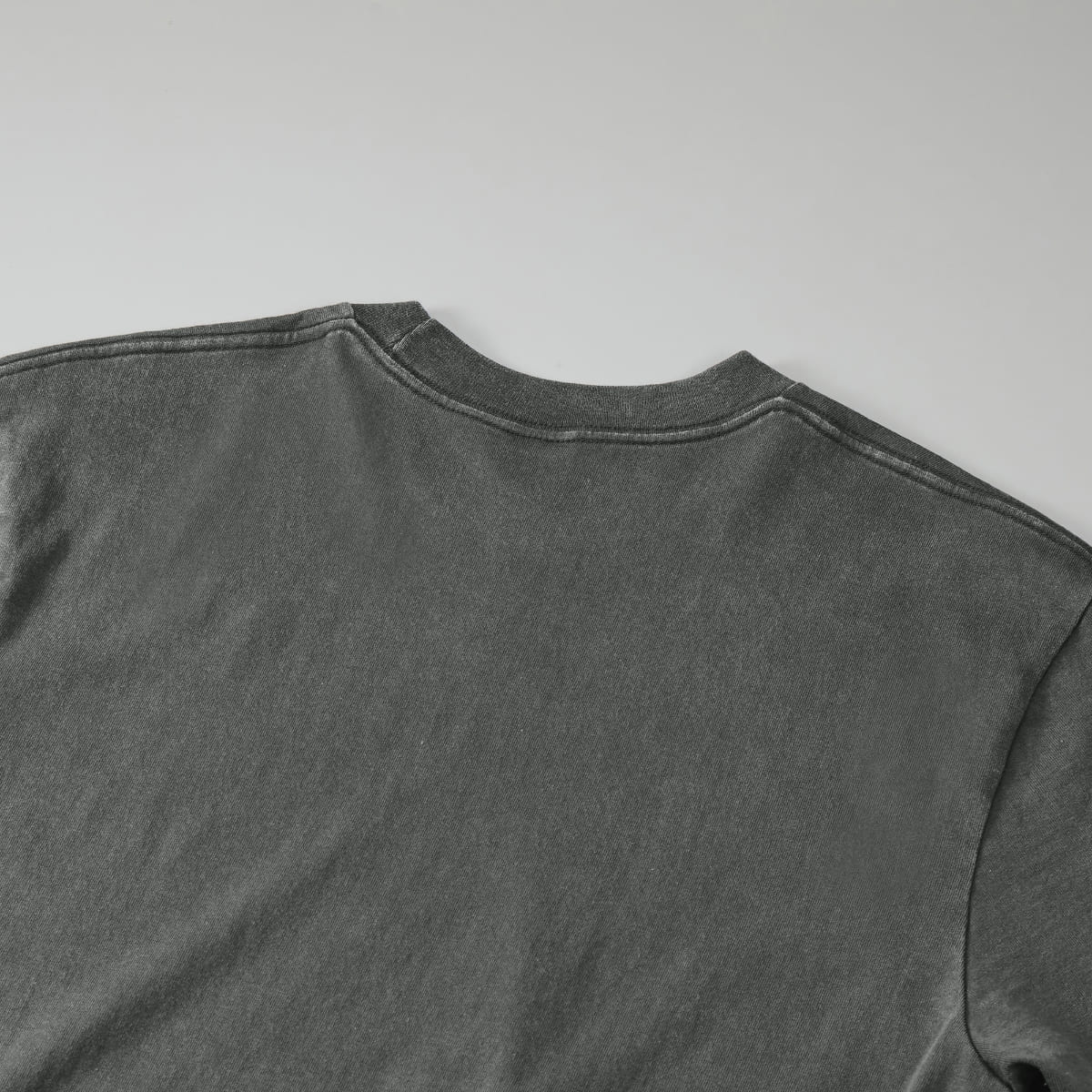 6.2オンス オープンエンド フェードウォッシュ ロングスリーブ Tシャツ（2.1インチリブ） | ビッグサイズ | 1枚 | 4231-01 | フェードグレー