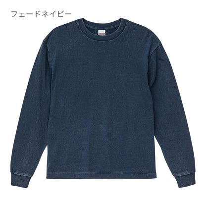 6.2オンス オープンエンド フェードウォッシュ ロングスリーブ Tシャツ（2.1インチリブ） | メンズ | 1枚 | 4231-01 | フェードホワイト