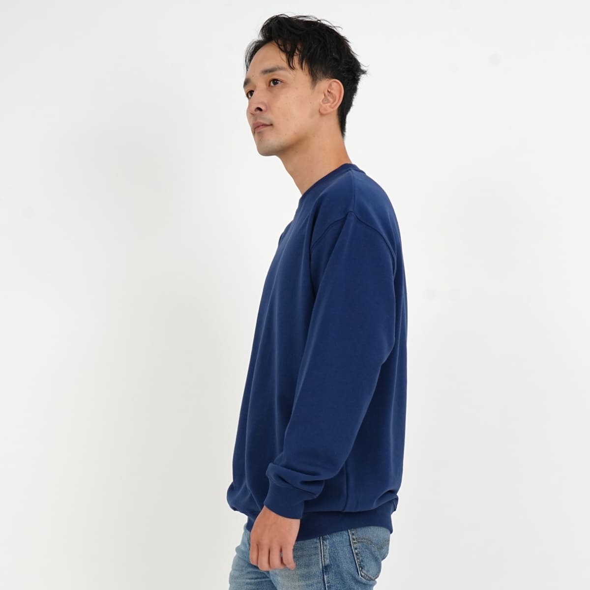 8.8オンス オーセンティック パイル クルーネック スウェット（裏