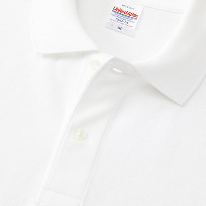 6.0オンス ヘヴィーウェイト コットン ファイン カノコ ポロシャツ | メンズ | 1枚 | 5560-01 | ブラック