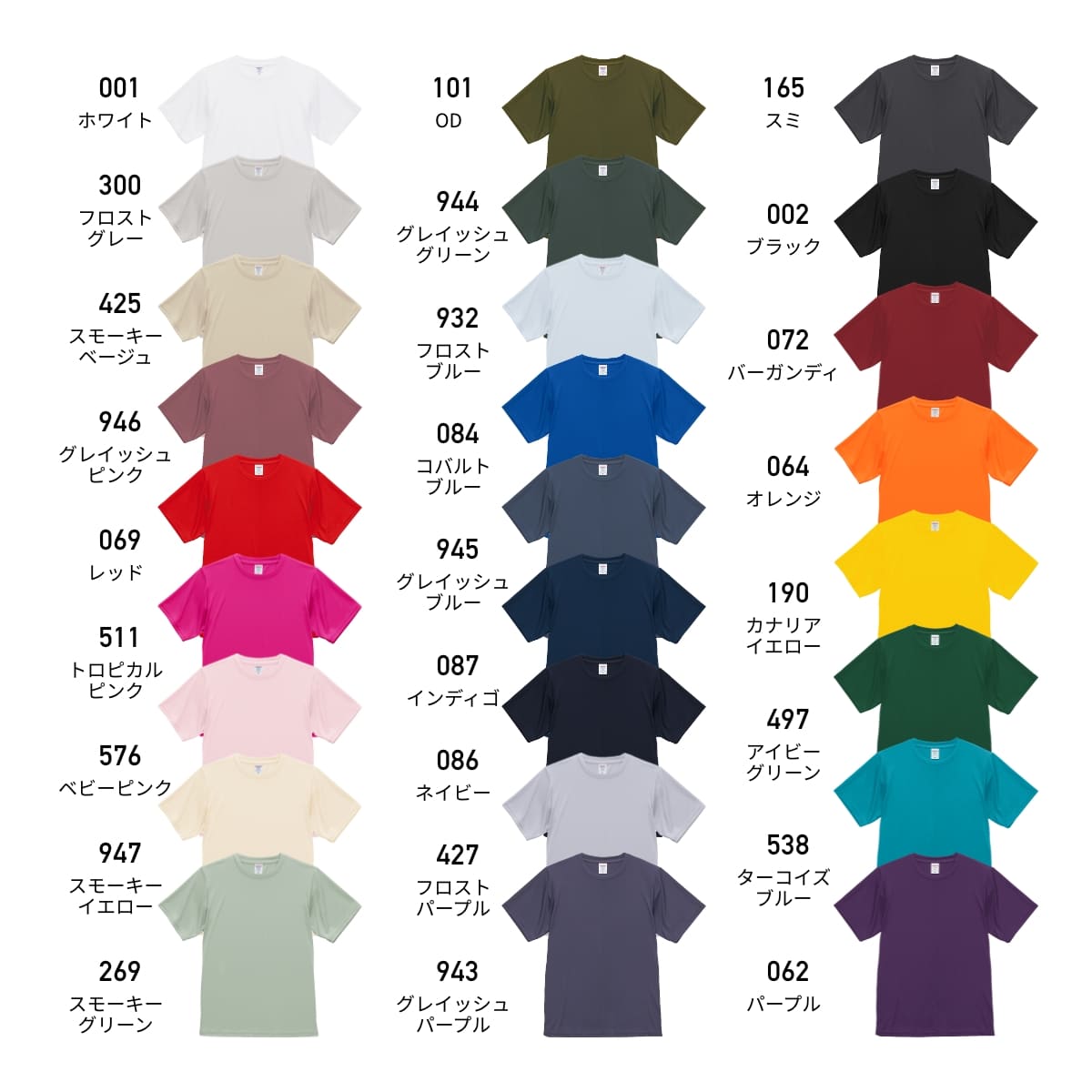 4.4オンス ドライスムース リサイクルポリエステル Tシャツ | ビッグサイズ | 1枚 | 5700-01 | グレイッシュブルー