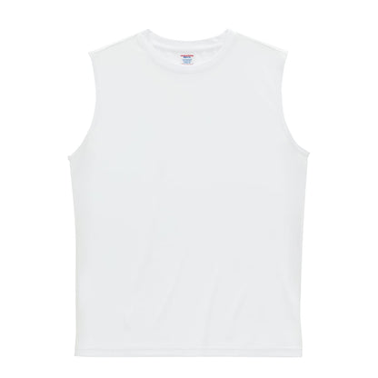 4.4オンス ドライスムース リサイクルポリエステル スリーブレスシャツ | メンズ | 1枚 | 5703-01 | ホワイト