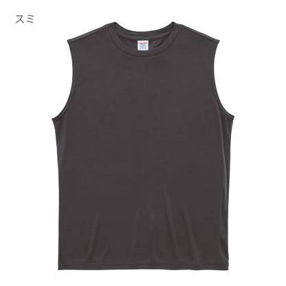 4.4オンス ドライスムース リサイクルポリエステル スリーブレスシャツ | ビッグサイズ | 1枚 | 5703-01 | ブラック