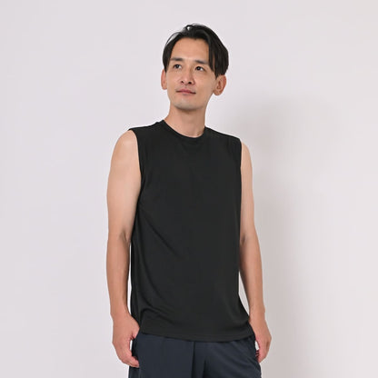 4.4オンス ドライスムース リサイクルポリエステル スリーブレスシャツ | ビッグサイズ | 1枚 | 5703-01 | ブラック