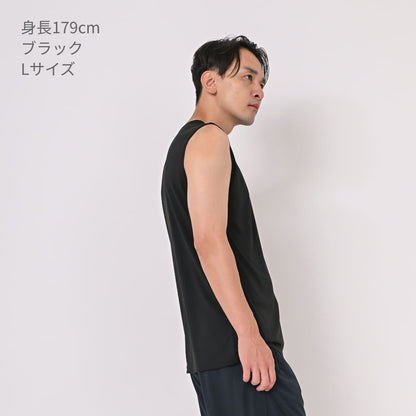 4.4オンス ドライスムース リサイクルポリエステル スリーブレスシャツ | ビッグサイズ | 1枚 | 5703-01 | スミ