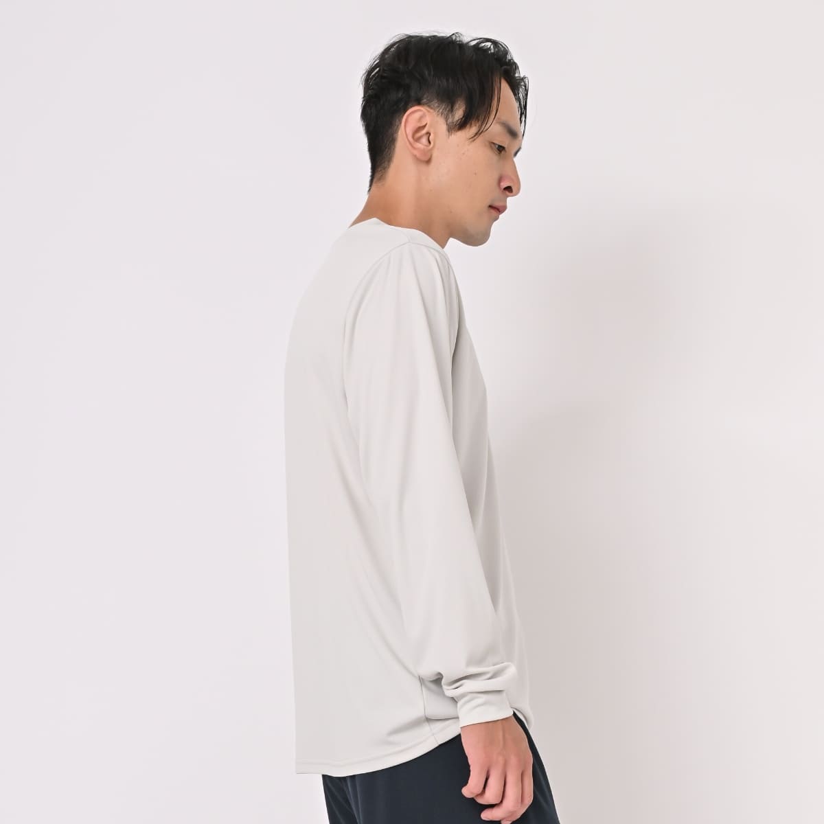 4.4オンス ドライスムース リサイクルポリエステル ロングスリーブ Tシャツ | メンズ | 1枚 | 5709-01 | ネイビー