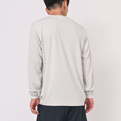 4.4オンス ドライスムース リサイクルポリエステル ロングスリーブ Tシャツ | ビッグサイズ | 1枚 | 5709-01 | グレイッシュブルー