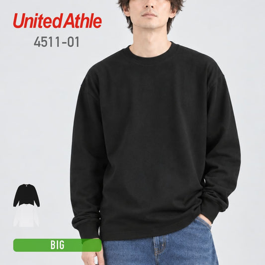 6.0オンス オーセンティック オープンエンド ヘヴィーウェイト ロングスリーブ Tシャツ（2.1インチリブ） | ビッグサイズ | 1枚 | 4511-01 | ブラック