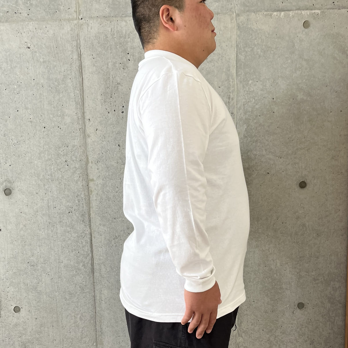 ロングスリーブＴシャツ(1.6インチリブ) | ビッグサイズ | 1枚 | 5011-01 | ヘイジーレッド