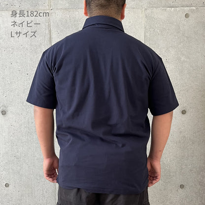 5.3オンスドライCVCポロシャツ（ボタンダウン）（ポケット付） | ビッグサイズ | 1枚 | 5051-01 | ネイビー