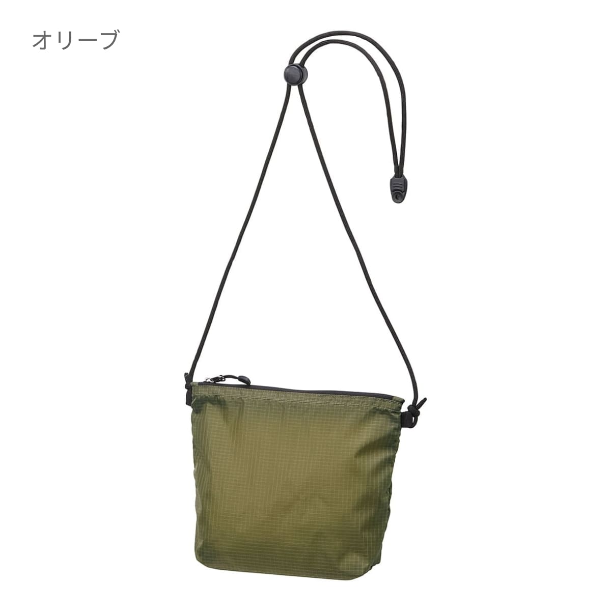 ライトナイロン リップストップ サコッシュ | ノベルティ(小物) | 1枚 | 1420-01 | サンドカーキ