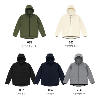 9.4オンス T/R ダンボールニット フルジップ パーカ | メンズ | 1枚 | 2291-01 | ブラック