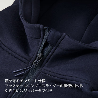 9.4オンス T/R ダンボールニット フルジップ パーカ | メンズ | 1枚 | 2291-01 | ネイビー