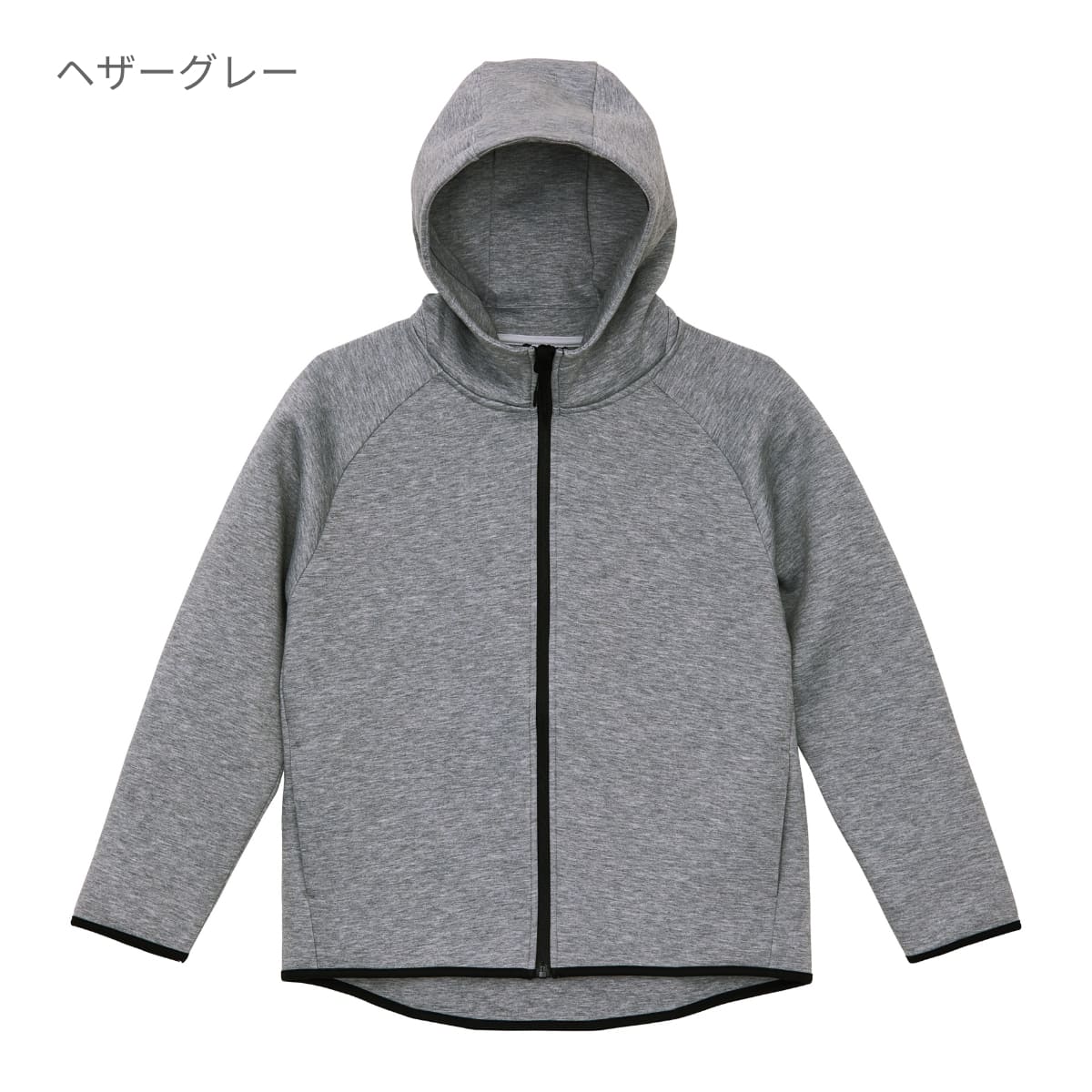 9.4オンス T/R ダンボールニット フルジップ パーカ | メンズ | 1枚 | 2291-01 | ブラック