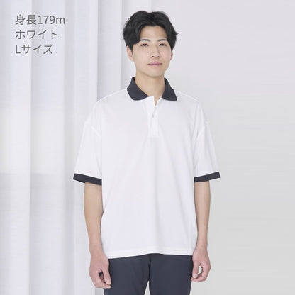 ユニセックスポロシャツ（ポリジン加工） | 介護服（福祉・ケア） | 1枚 | BKB4501 | ピンク