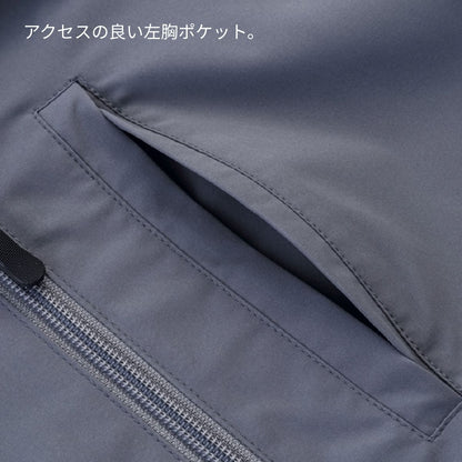 ユニセックスジャケット（ポリジン加工） | 介護服（福祉・ケア） | 1枚 | BKJ0701 | ネイビー