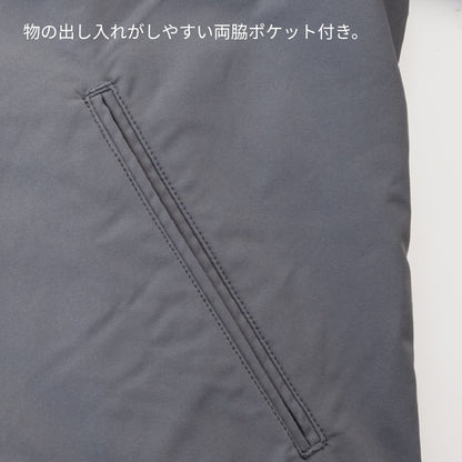 ユニセックスジャケット（ポリジン加工） | 介護服（福祉・ケア） | 1枚 | BKJ0702 | ネイビー×グレー