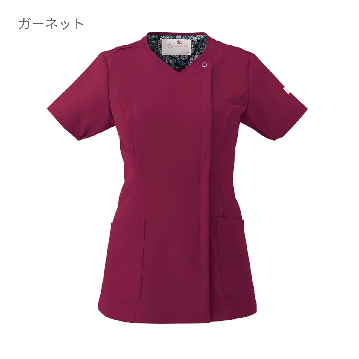 レディスジップスクラブ（Wacoal HI collection） | メディカルウェア | 1枚 | HI704 | ガーネット