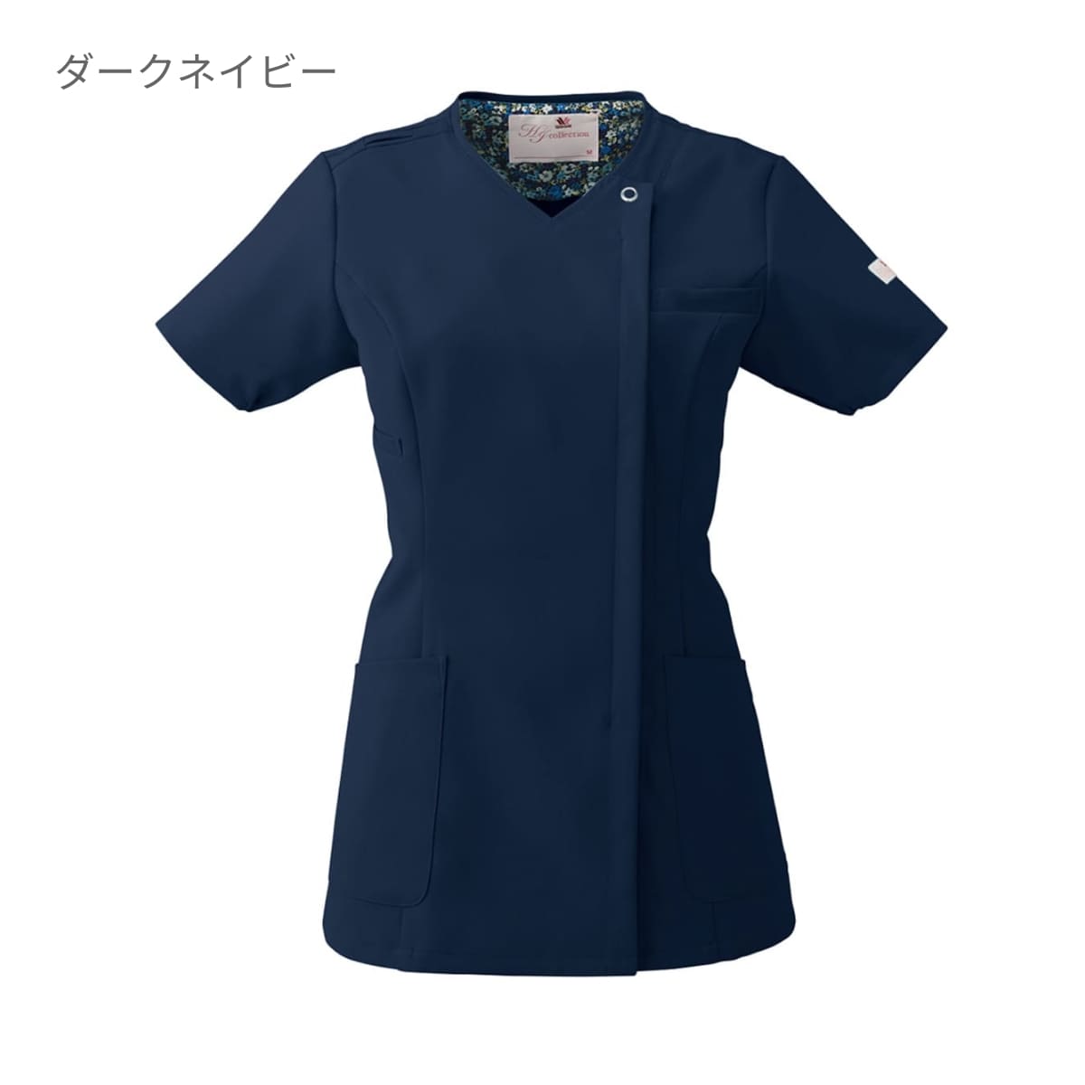 Wacoal Dネイビー×リリスピンク ジップスクラブ M ストエカスDネイビー レディスジップスクラブ（Wacoal HI collection） | メディカルウェア